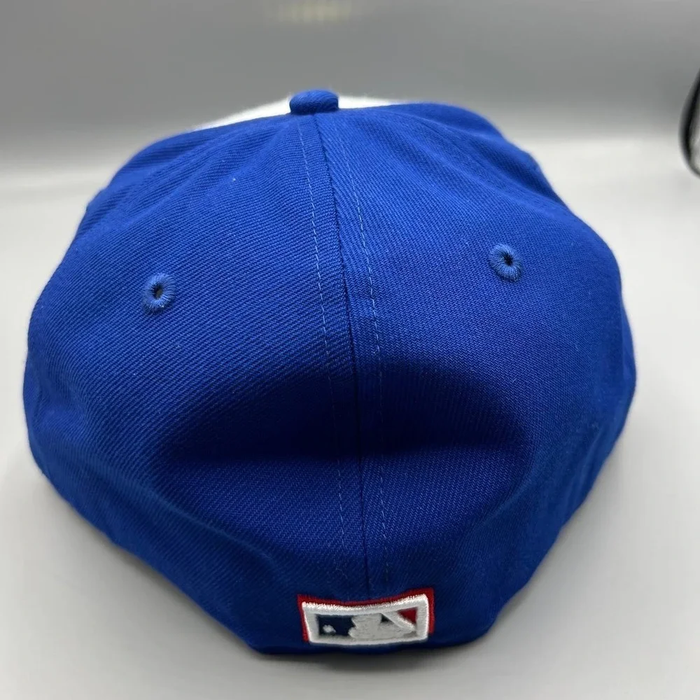 Toronto Blue Jays Hat Men 7‎ 5/8 Blue White 59Fifty New Era Fitted Cap